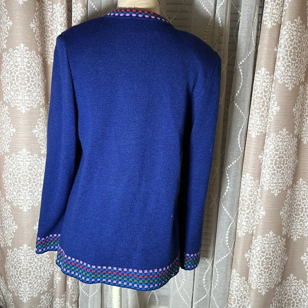 Castlebrook Vintage Cardigan Sweater and Skirt Set - Size 8